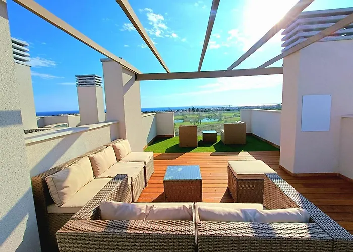 Nuevo Atico Toyo. Vistas Al Mar, Terraza, Solarium, Piscina, A/A, Wifi Y Garaje